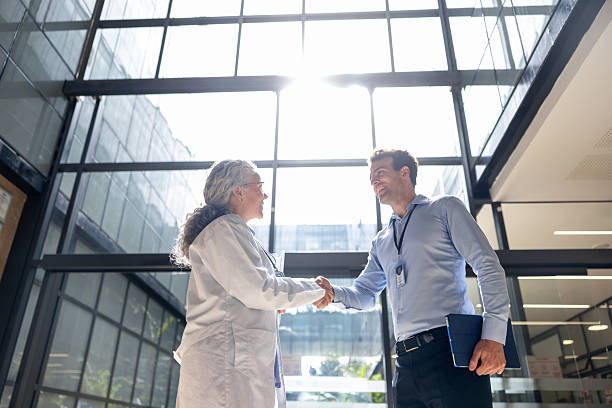 A client and advisor shaking hands